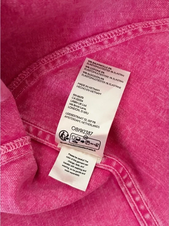 Anthropologie Pilcro Skirt Seamed Flared Mini Skirt Pink Size 6 - Picture 13 of 16